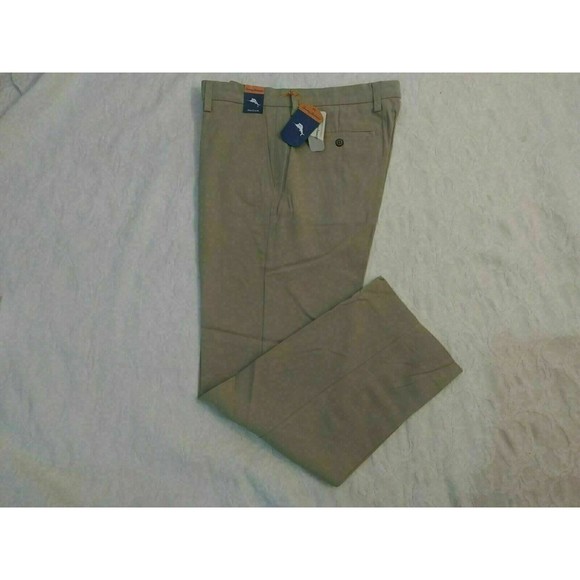 TOMMY BAHAMA NEW ST THOMAS PANTS MENS SIZE 32X30 SISAL ZIP FLY NEW WITH TAGS